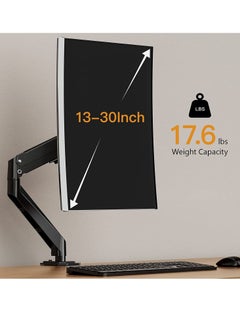 XiuWoo Adjustable Single Computer Desk Mount Display Screen Aluminum Alloy Articulating Gas Spring Monitor Arm Free Hovering Robotic Arm Bracket Rack Stand  - Image 5