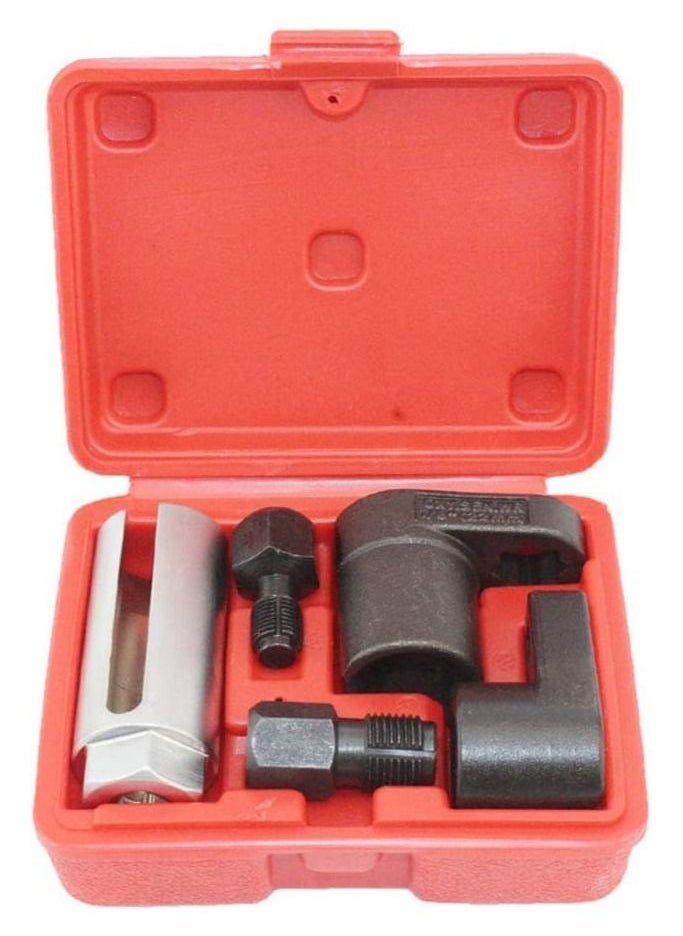 5 PCS Automotive O2 Oxygen Sensor Socket Offset Wrench Remover Tool and Thread Chaser Tool - Image 1