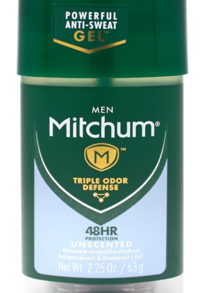 Mitchum Men's Gel Deodorant Unscented 2.25oz - 2 Pack - Image 3