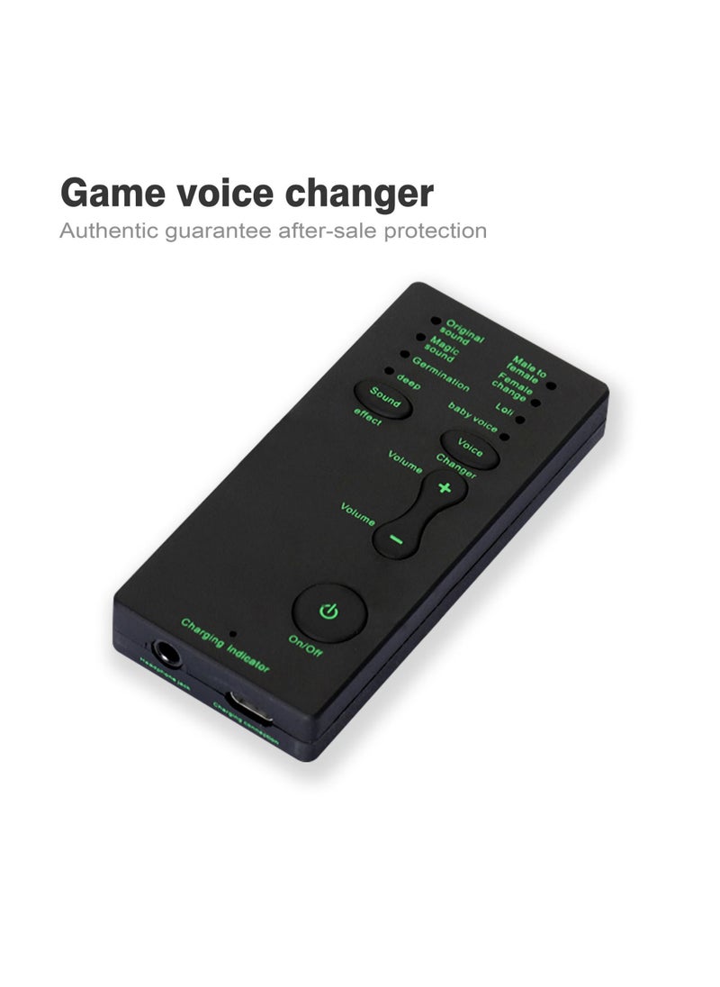Generic Mini Voice Changer Device for Gaming Black (English version) 