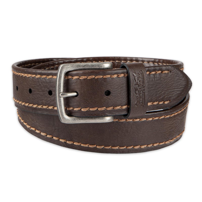 Levi's حزام جلد كاجوال للرجال من ليفي، بخياطة تان، كبير (38-40) - Image 2