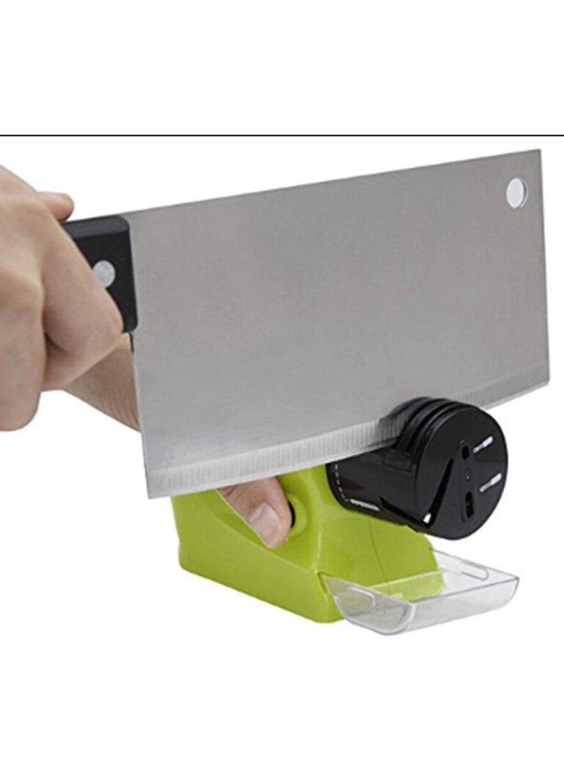 Piqray Piqray Home Kitchen Usable Electric Knife Sharpener MultiFunctional Motorized Knife Blade Sharpener Home Kitchen Knives Sharpening Tool Multi Color  - Image 4