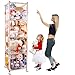 GRETJOB Extra Large Stuffed Animal Storage Organizer with Wheels Mesh Pockets 70x165x165 Inch Wooden Corner Toy Cage SpaceSaving Plush Zoo Holder for 220 Toys Nursery Playroom Bedroom - Image 3