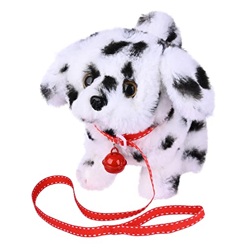 WorWoder Plush Teddy Toy Puppy Electronic Interactive Pet Dog Walking Barking Tail Wagging Stretching Companion Animal for Kids Dalmatians - Image 1