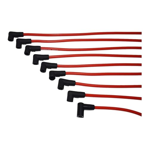 A-Team Performance Silicone Spark Plug Wires Set Automotive Wire Accessories for Chevy Plug Wires Spark Plug Wire Kit Compatible with Chevy Chevrolet GMC V6 V8 4.3L 5.0L 5.7L TBI EFI - 8.0mm Red - Image 5