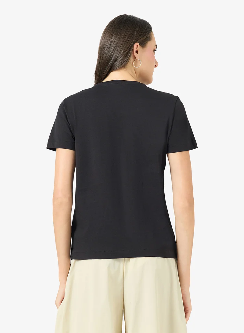 Calvin Klein Jeans  Casual Monologo Cn 2 Pack T-Shirt for Women | Best Price UAE
