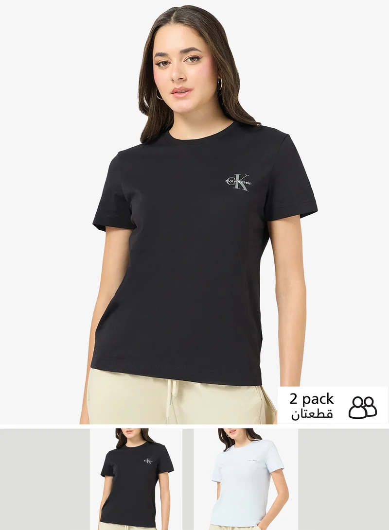Casual Monologo Cn 2 Pack T-Shirt