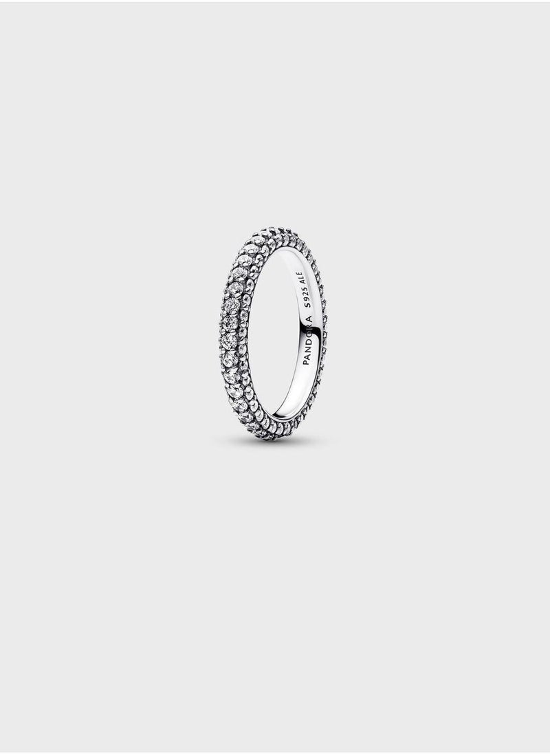 PANDORA Sterling Silver Ring With Clear Cubic Zirconia  - Image 1