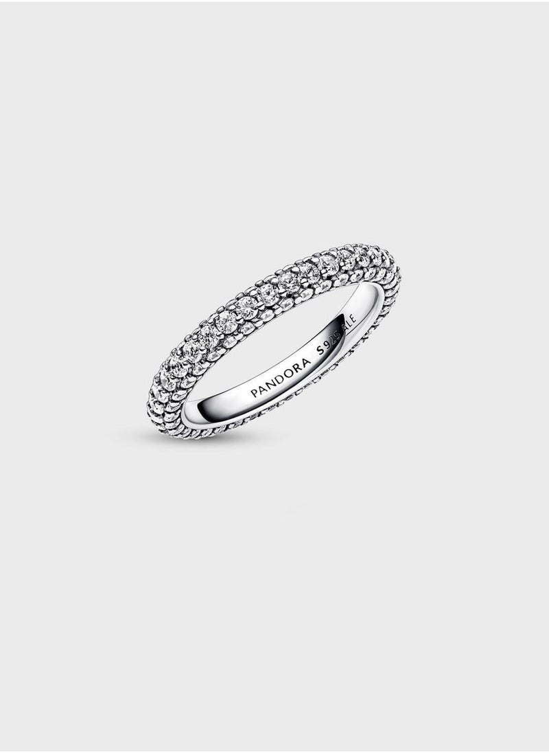 PANDORA Sterling Silver Ring With Clear Cubic Zirconia  - Image 2