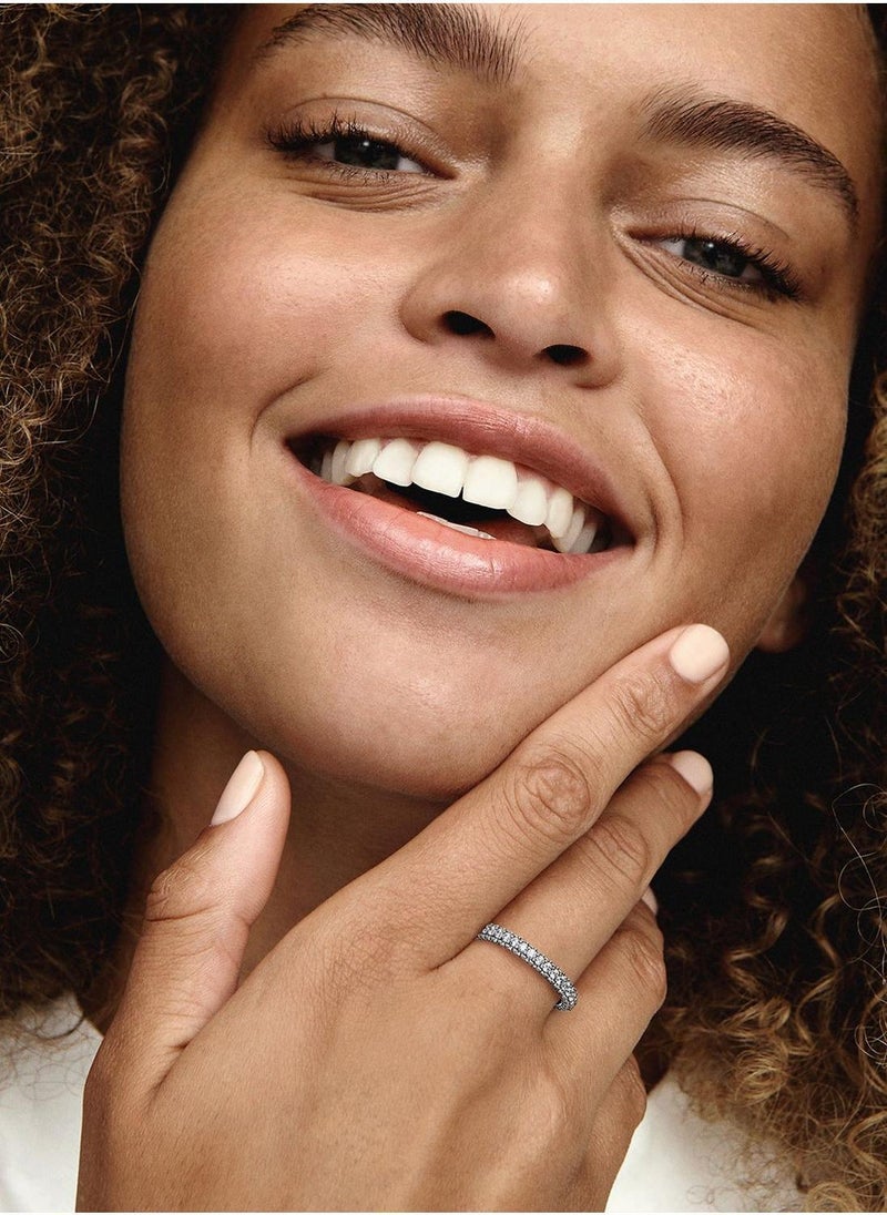 باندورا خاتم مرصع بالزركونيا من الفضة الأسترليني - Image 3