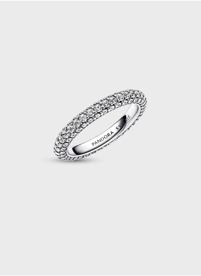 PANDORA Sterling Silver Ring With Clear Cubic Zirconia  - Image 2