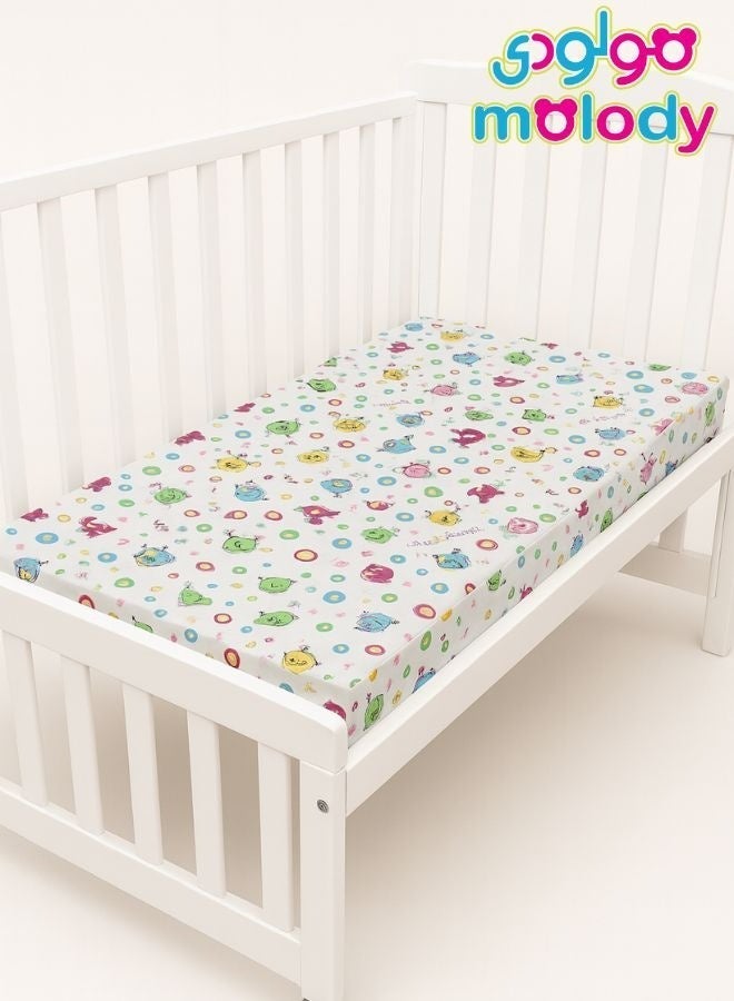 مولودي مرتبة أطفال إسفنجية مقاس 60×120 سم – مقاس سرير الطفل – مريحة وآمنة للنوم اليومي – للاستخدام داخل المنزل وخارجه - Image 3