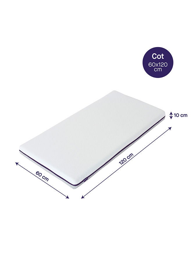 Clevamama مرتبة تحكم المناخ 60x120x10 سم حجم سرير الأطفال - Image 3