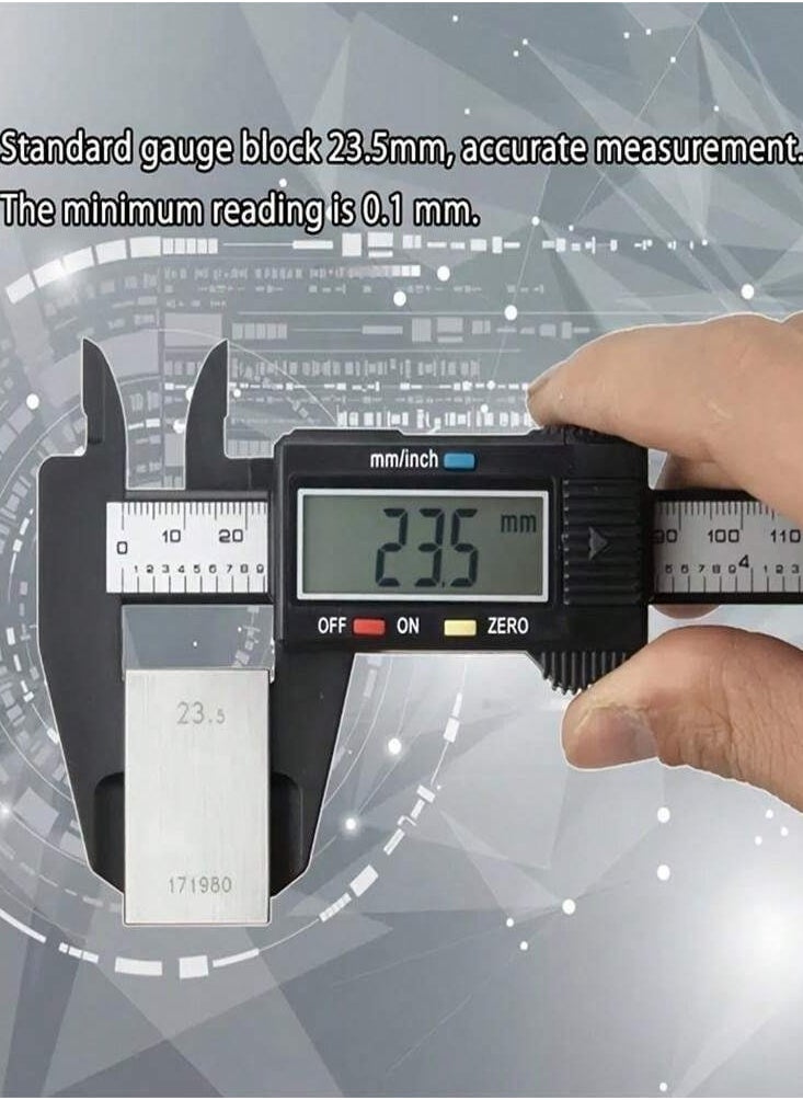 Very accurate digital ruler for measuring lengths and small pieces.