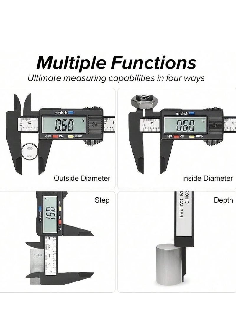 Very accurate digital ruler for measuring lengths and small pieces.