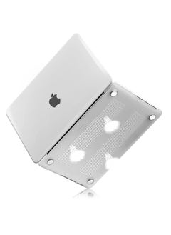 Generic New MacBook Pro 13 Inch Case 2022 2021 2020 M1 A2238 A2289 A2251 A2159 A1989 A1706 A1708 Hard Shell Case & Keyboard Cover for Mac Pro 13 Touch Bar- White  - Image 2