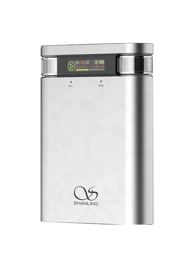 Shanling H2 - Portable Dac And Headphone Amplifier With  Digital Audio Player Bluetooth 5.0 Ldac 32Bit 384Khz Dsd256 - Silver  - Image 1