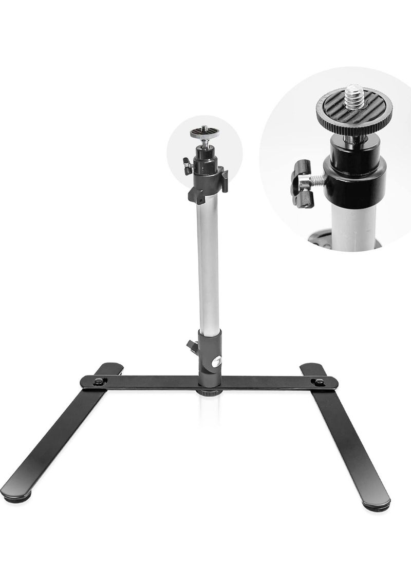 Joshberg - Photography Tabletop Phone Copy Adjustable Stand Overhead Shooting Phone Holder Adjustable Desktop Tripod for YouTube Live Streaming Vlog Video Record - Image 1