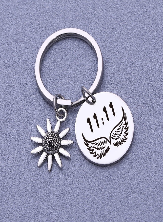 Nothers RSZOTW 11:11 Keychain Wing Wishing Jewelry - 11:11 Couple Gift Wing Wish Jewelry - Spiritual Key Chain For Women, Wish Lover Keychain For Best Friend Gift - Image 5