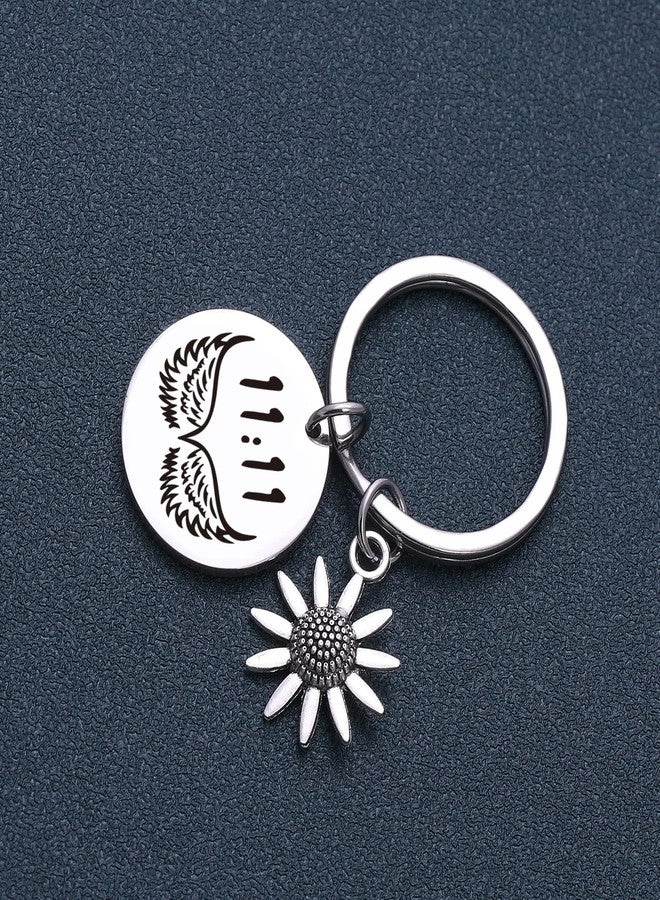 Nothers RSZOTW 11:11 Keychain Wing Wishing Jewelry - 11:11 Couple Gift Wing Wish Jewelry - Spiritual Key Chain For Women, Wish Lover Keychain For Best Friend Gift - Image 4