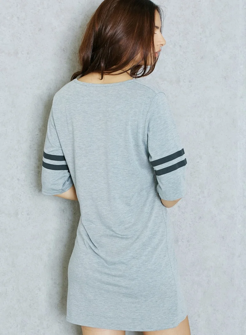 Ginger Urban Minx Varsity T-Shirt Dress