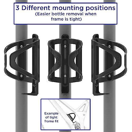 Zefal Pulse Universal Water Bottle Bike Cage (Multi-Position, Black) - Image 3