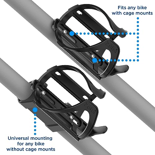 Zefal Pulse Universal Water Bottle Bike Cage (Multi-Position, Black) - Image 2