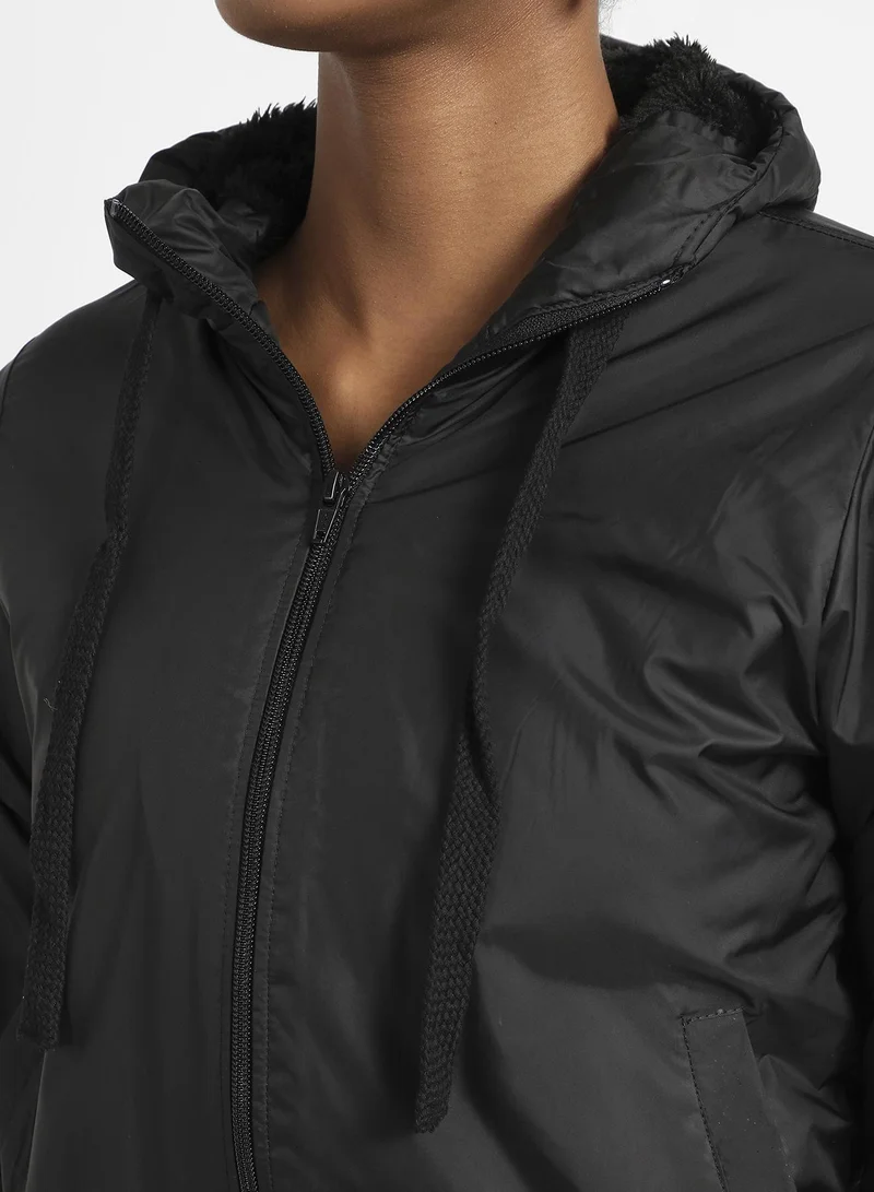 كامبوس سوترا Zip-Front Jacket With Ribbed Hem