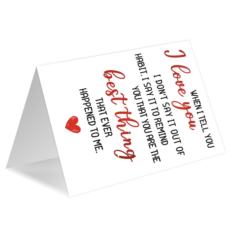 HEJOYN Anniversary Card & Gifts for Husband, Wife, Men, Women, Couple, Him, Her, Boyfriend or Girlfriend, Happy Wedding Anniversary Card & Gifts for Husband or Wife - Image 4