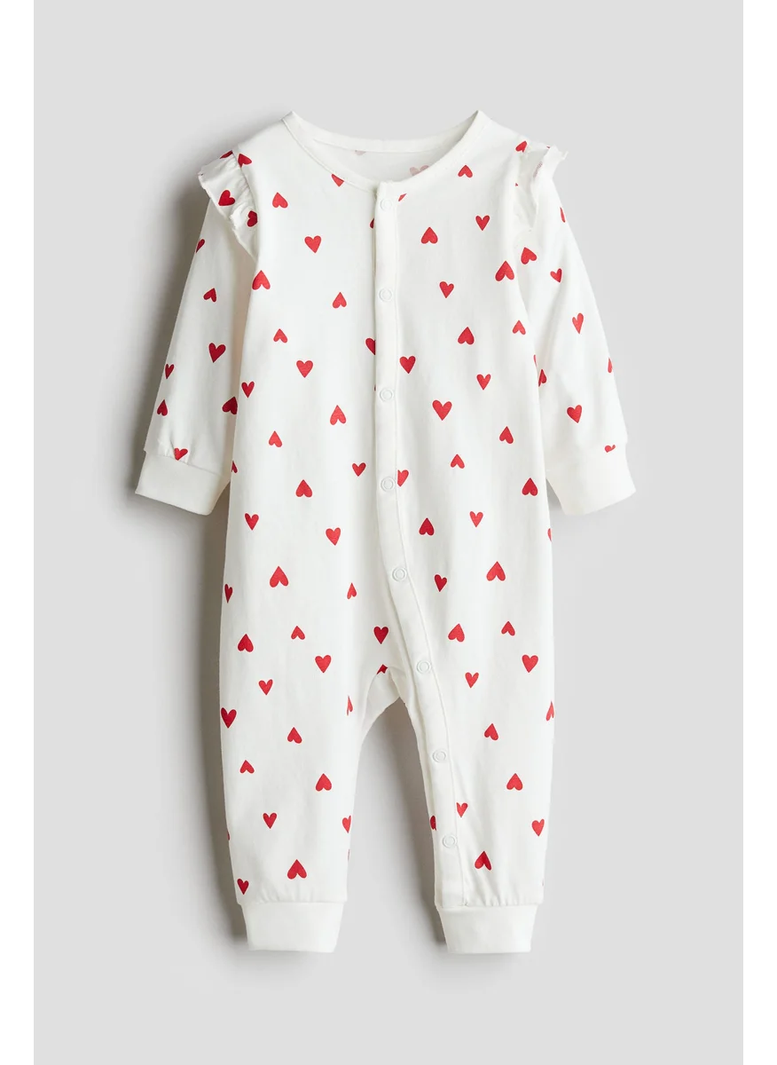 H&M Patterned Sleepsuit