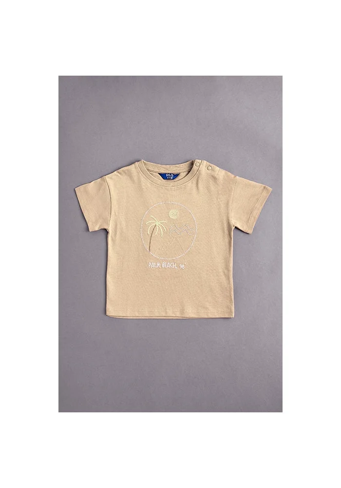 R&b Embroidered T-Shirt and Shorts Set