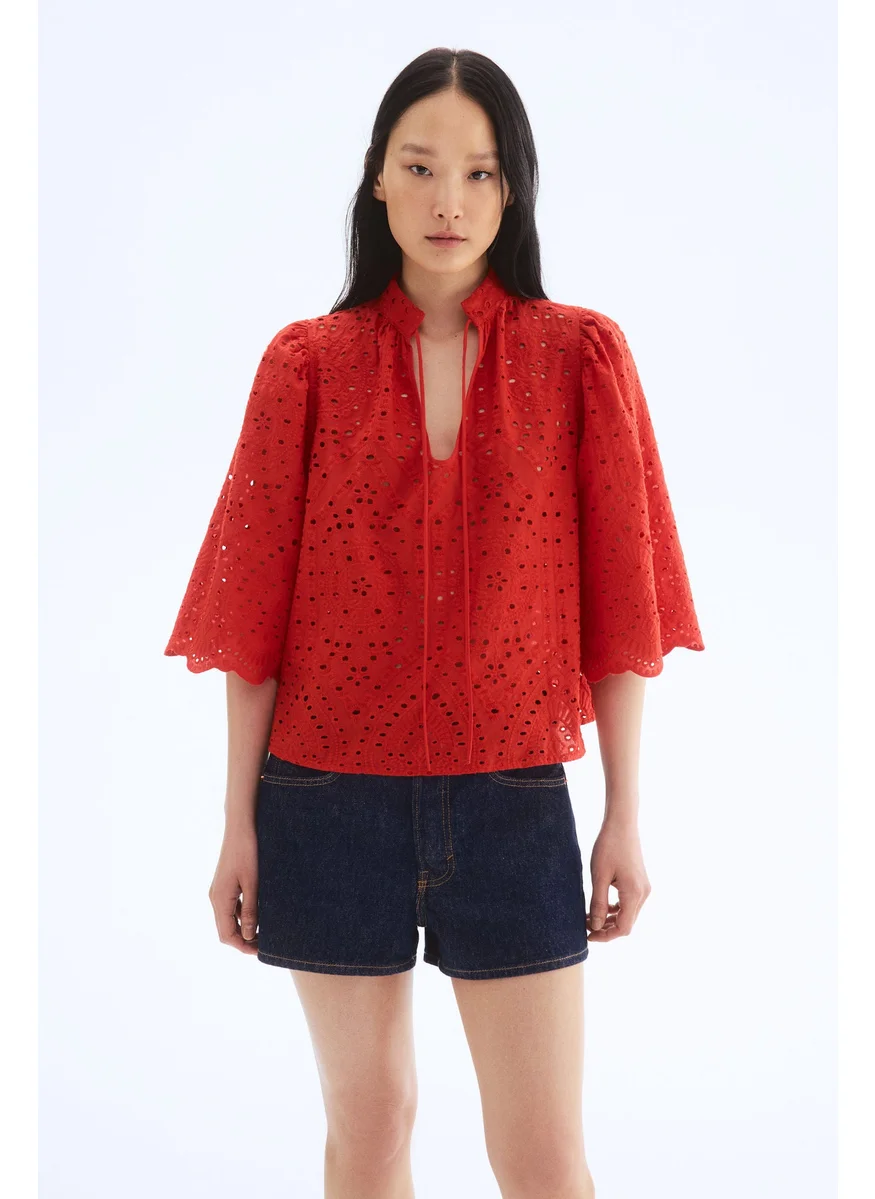 اتش اند ام Broderie Anglaise Blouse