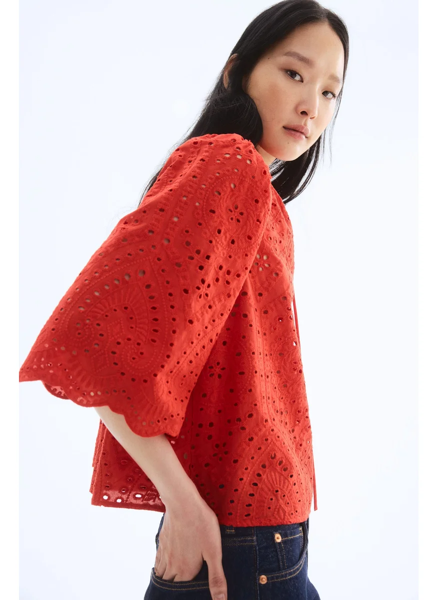 اتش اند ام Broderie Anglaise Blouse