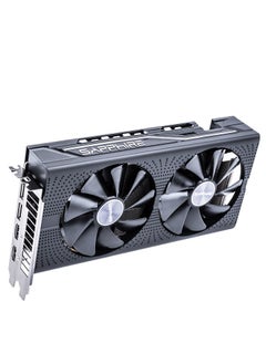 سافاير بطاقة رسومات  GME RX 590، بطاقة رسومات ألعاب GDDR5 بسعة 8 جيجابايت تدعم 8K لأجهزة الكمبيوتر الشخصية للألعاب، وDisplayPort، وHDMI، ونظام تبريد DVI ثنائي المروحة  - Image 1