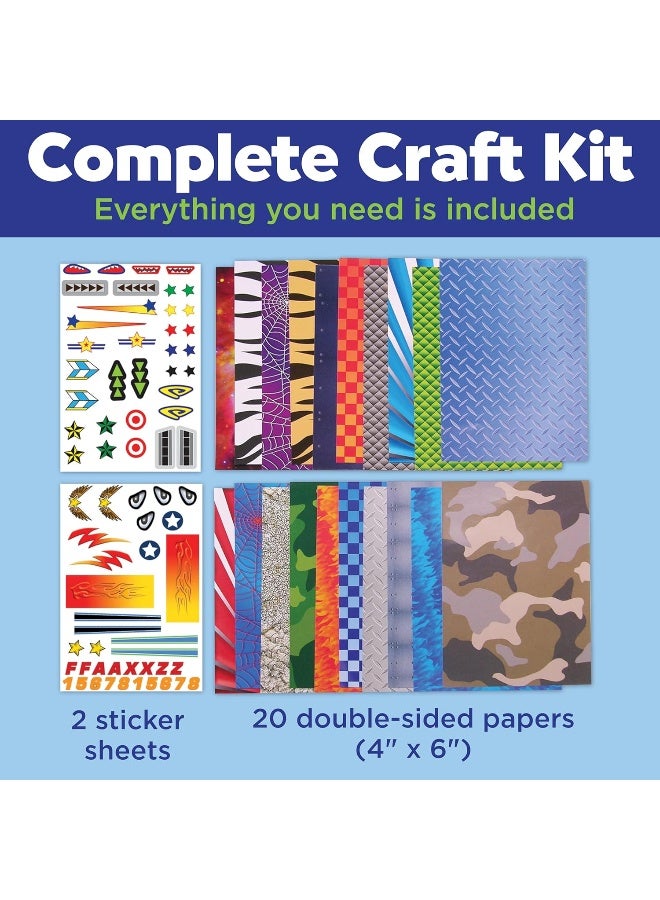 Creativity for Kids Paper Airplane Squadron - Create 20 Paper Airplanes, Mini Craft Kit for Boys, Easter Basket Stuffers and Gift for Boys, Kids Activities (Ages 6+) - Image 4