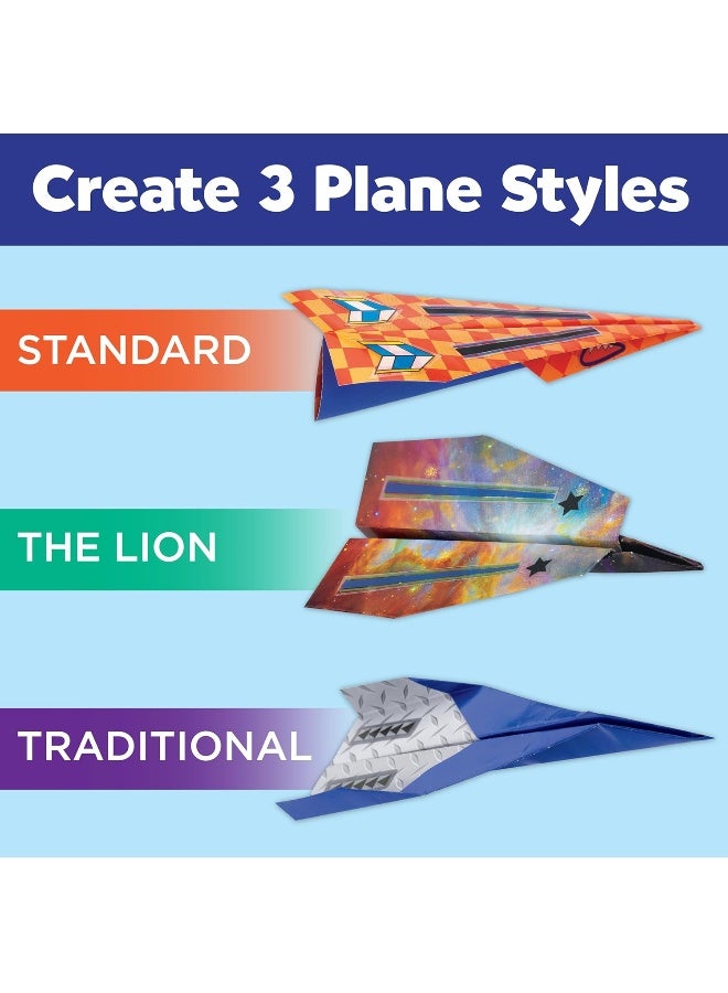 Creativity for Kids Paper Airplane Squadron - Create 20 Paper Airplanes, Mini Craft Kit for Boys, Easter Basket Stuffers and Gift for Boys, Kids Activities (Ages 6+) - Image 2