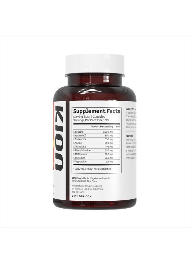 Aminos Essential Amino Acids Capsules | The Building Blocks for Muscle Recovery, Reduced Cravings, Better Cognition, Immunity, and More | 30 Servings