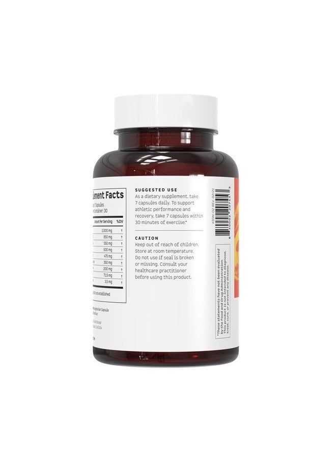 Aminos Essential Amino Acids Capsules | The Building Blocks for Muscle Recovery, Reduced Cravings, Better Cognition, Immunity, and More | 30 Servings