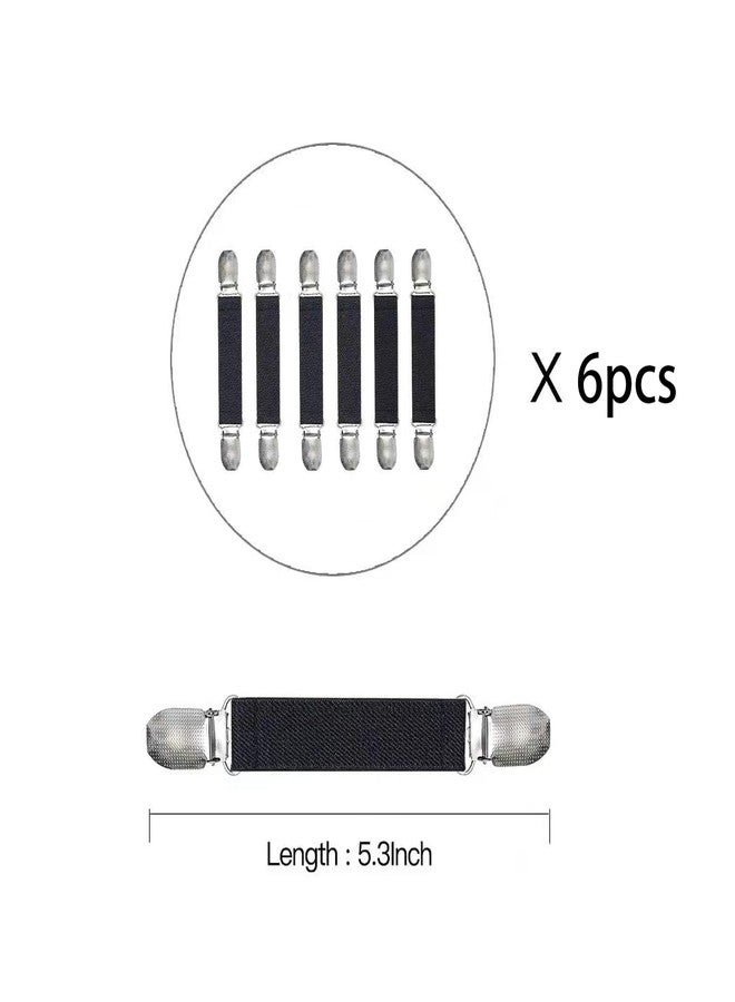 Gutezeiten Elastic Hat Clips for Travel,Mitten Clips for Kids, Stainless Steel Elastic Glove Keeper Clips for Kids, Toddlers, Adults, Easy to Use Winter Mitten Clips, No More Lost Gloves (6) - Image 3