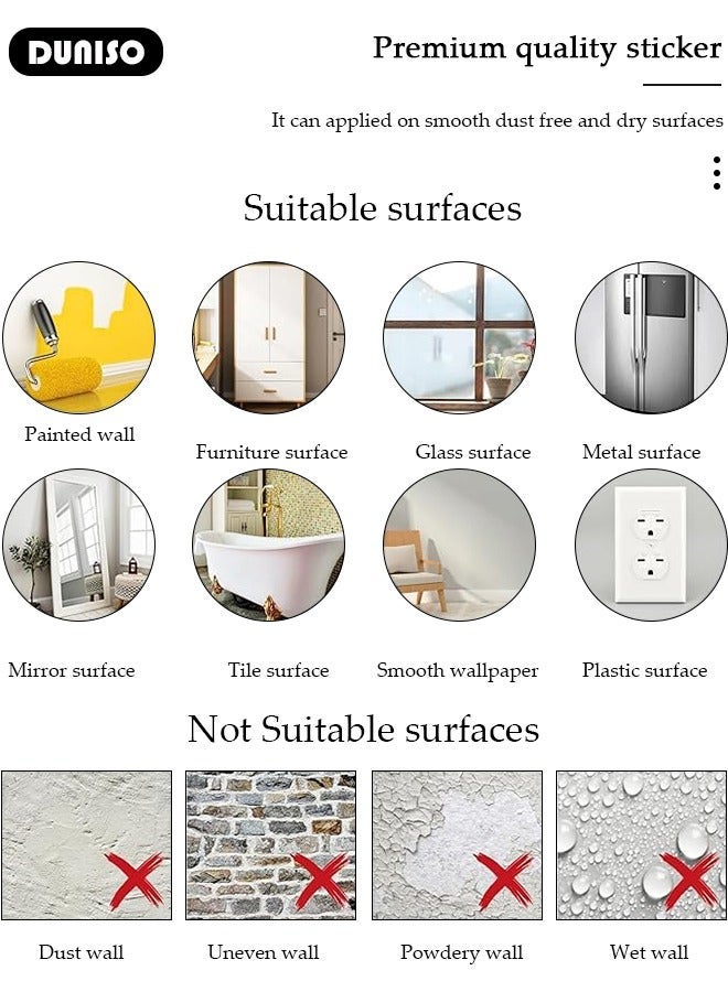 DUNISO Nordic Style Butterfly Wall Decal For Entrance Wall  Door Decoration Kid Playroom Background Wall 2 Pcs 30*90cm - Image 3