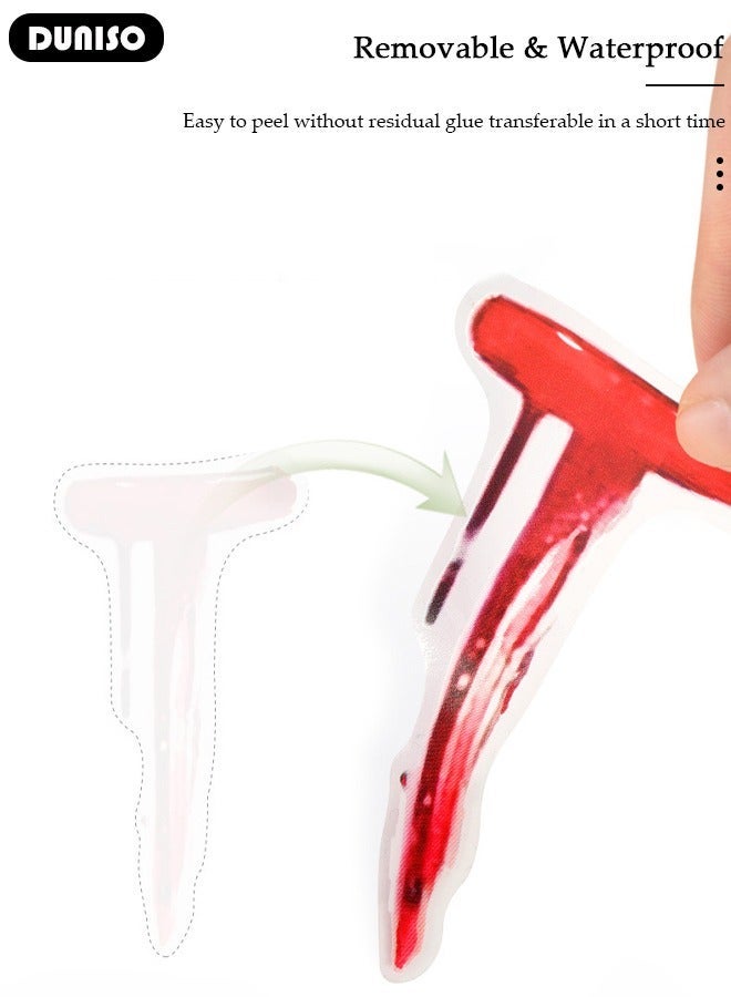 DUNISO Nordic Style Butterfly Wall Decal For Entrance Wall  Door Decoration Kid Playroom Background Wall 2 Pcs 30*90cm - Image 2