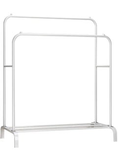 RollsTimi  Clothes Rack Multifunctional Clothes Coat Shelf Home Bedroom Storage Organizer Double Metal Stand  - Image 5