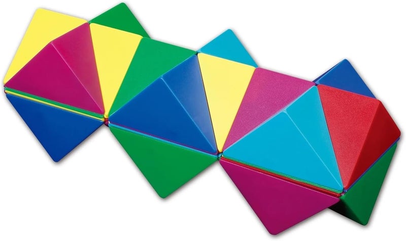 Popular Playthings Tri-Mags 48-Piece Magnetic Building Set for Creative Play - Image 2