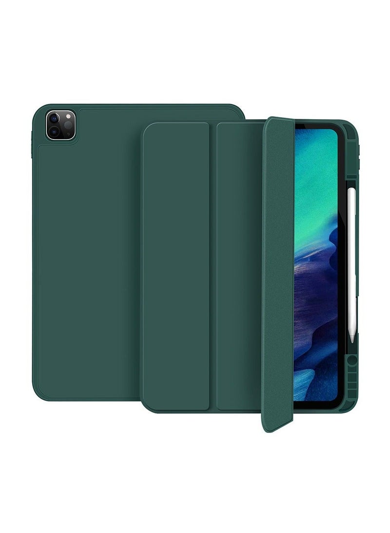 general iPad Pro 13/Pro 11 2024 Tablet Ultra Slim Leather Case, IAPD Air 13/Air 11 with Auto Wake/Sleep Triple Folding Stand Case - Image 1