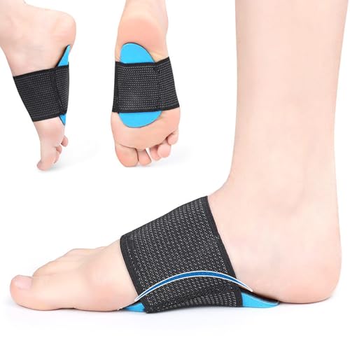 Gozaqe Arch Support for Flat Feet,Foot Care Plantar Arch Support for Men & Women,Arch Support Sleeves Pair for Plantar Fasciitis, Fallen Arches,Effectively Alleviate and Improve Foot Problems - Image 1