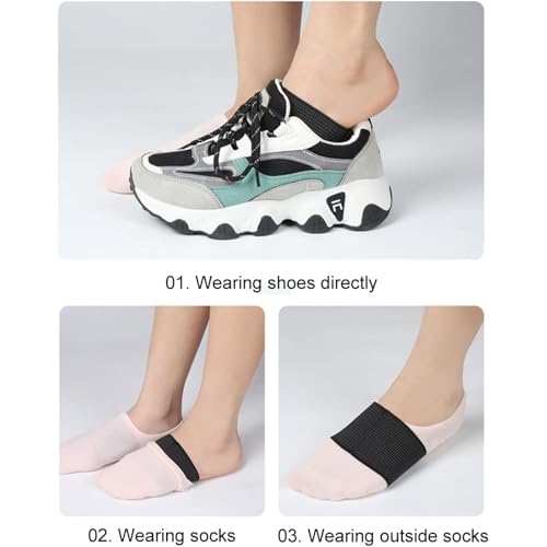 Gozaqe Arch Support for Flat Feet,Foot Care Plantar Arch Support for Men & Women,Arch Support Sleeves Pair for Plantar Fasciitis, Fallen Arches,Effectively Alleviate and Improve Foot Problems - Image 3