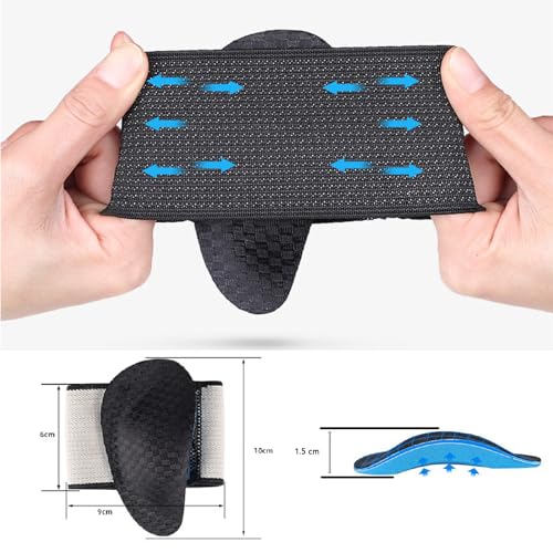 Gozaqe Arch Support for Flat Feet,Foot Care Plantar Arch Support for Men & Women,Arch Support Sleeves Pair for Plantar Fasciitis, Fallen Arches,Effectively Alleviate and Improve Foot Problems - Image 2