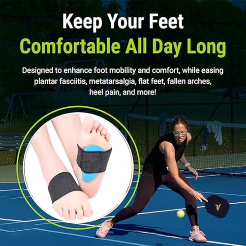 Gozaqe Arch Support for Flat Feet,Foot Care Plantar Arch Support for Men & Women,Arch Support Sleeves Pair for Plantar Fasciitis, Fallen Arches,Effectively Alleviate and Improve Foot Problems - Image 4
