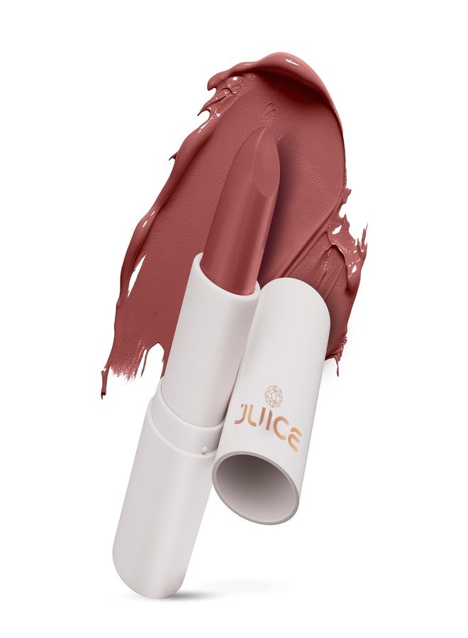 جوس أحمر شفاه Juice Kiss Sensation مع فوائد الريتينول الحيوي، وحماية من الأشعة فوق البنفسجية، وأحمر شفاه يدوم طويلاً (لون نيود كريمي - M21) - Image 1