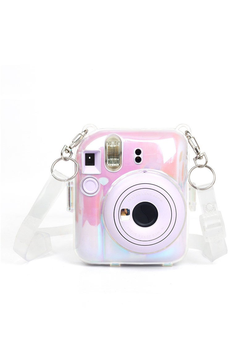 Generic Electroplated Phantom Case with Photo Storage Carry Bag for Fujifilm Instax Mini 12  - Image 1